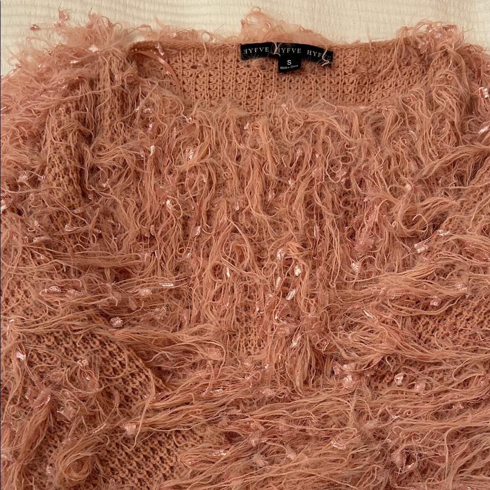 HYFVE Blush Textured Sweater